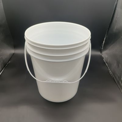 Пищевая категория 18L 1 галлон пластиковая ведра с рукояткой