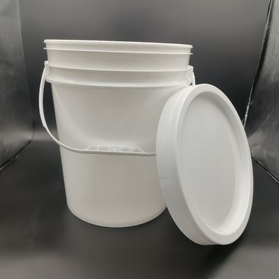 Пищевая категория 18L 1 галлон пластиковая ведра с рукояткой