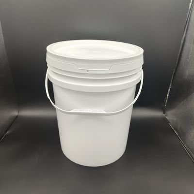 OEM белые ведра для хранения с крышками 1L 2L 3L 5L 10L 18L 20L 25L
