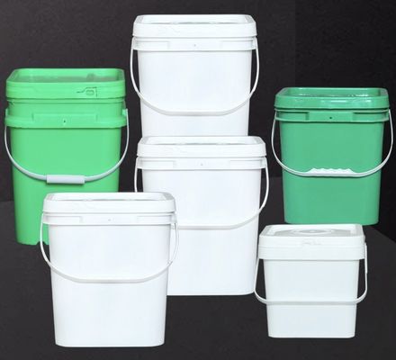 12' Poly Buil Square Storage Buckets с крышкой 2 фунта