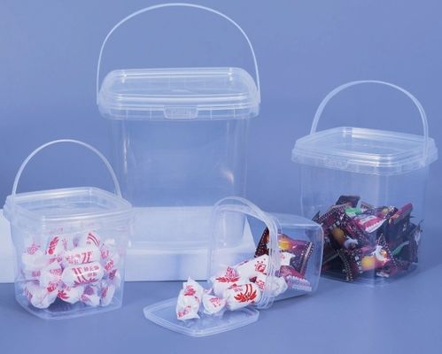 Прозрачные прозрачные 5 галлонные ведра прозрачные ведра для хранения для сада