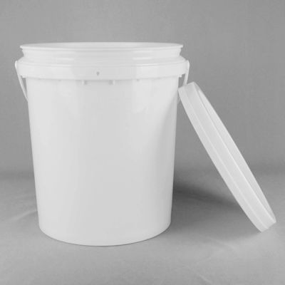 20 л белые ведра для пищевых продуктов с крышкой без BPA одобрены FDA