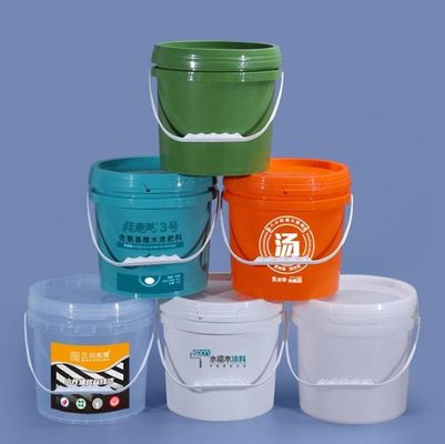 OEM ODM Hdpe 5 галлонов пластиковый ведро с эргономичной рукояткой